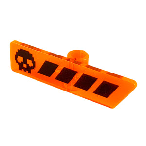 LEGO® 65191pb02 in kleur Doorzichtig Neon Oranje