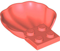 LEGO® los onderdeel Dier Onderdelen in kleur Koraal 18970