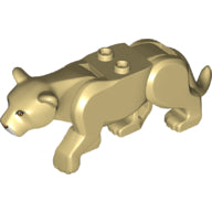 Plaatje in Gallery viewer laden, LEGO® los onderdeel Landdier Geelbruin bb0787c01pb05