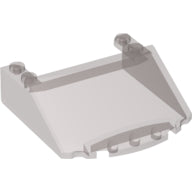 LEGO® los onderdeel Voorruit Doorzichtig Zwart 65632