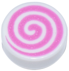 LEGO® los onderdeel Tegel Rond met Motief Wit 98138pb113