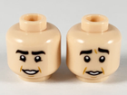 LEGO® los onderdeel Hoofd in kleur Lichte Noga 3626cpb2501