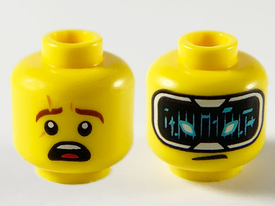 LEGO® los onderdeel Hoofd in kleur Geel 3626cpb2553