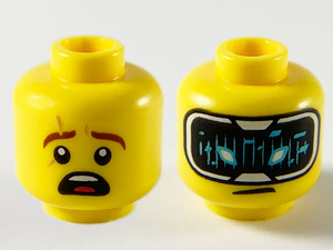 LEGO® los onderdeel Hoofd in kleur Geel 3626cpb2553