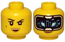 Plaatje in Gallery viewer laden, LEGO® los onderdeel Hoofd in kleur Geel 3626cpb2572