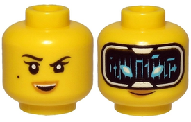 LEGO® los onderdeel Hoofd in kleur Geel 3626cpb2572