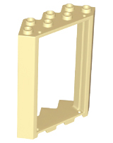 Plaatje in Gallery viewer laden, LEGO® los onderdeel Deurkozijn in kleur Geelbruin 28327
