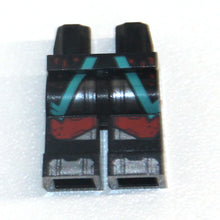 Plaatje in Gallery viewer laden, LEGO® los onderdeel Benen met Motief Zwart 970c00pb1052