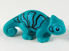 Plaatje in Gallery viewer laden, LEGO® los onderdeel Landdier Donker Turkoois 57763pb02