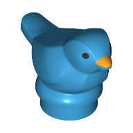 Plaatje in Gallery viewer laden, LEGO® los onderdeel Luchtdier Donker Azuurblauw 41835pb01