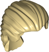 LEGO® los onderdeel Haar in kleur Geelbruin 95226