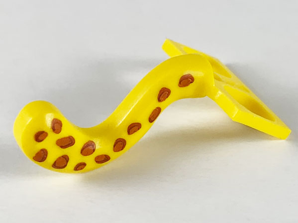 LEGO® los onderdeel Lijf Accessoire in kleur Geel 15504pb03
