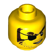LEGO® los onderdeel Hoofd in kleur Geel 3626cpb2526