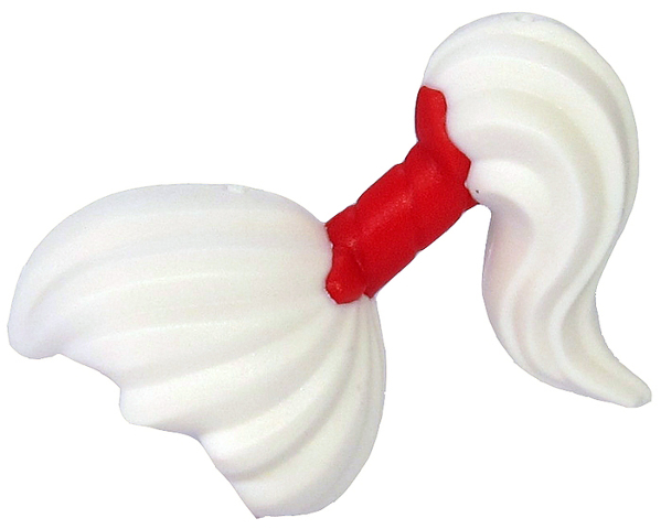 LEGO® los onderdeel Haar in kleur Wit 65425pb02