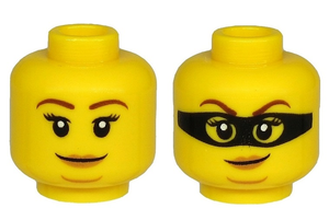 LEGO® los onderdeel Hoofd in kleur Geel 3626cpb2535