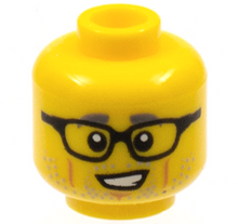 Plaatje in Gallery viewer laden, LEGO® los onderdeel Hoofd in kleur Geel 3626cpb2534