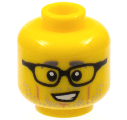 LEGO® los onderdeel Hoofd in kleur Geel 3626cpb2534