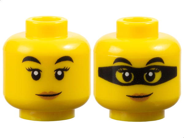 LEGO® los onderdeel Hoofd in kleur Geel 3626cpb2533