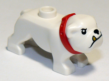 Plaatje in Gallery viewer laden, LEGO® los onderdeel Landdier in kleur Wit 65388pb01