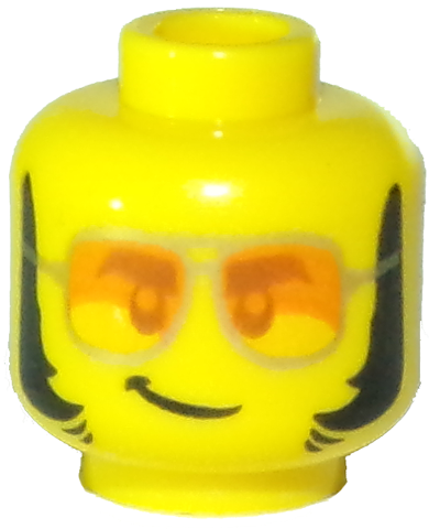 LEGO® los onderdeel Hoofd in kleur Geel 3626cpb2540