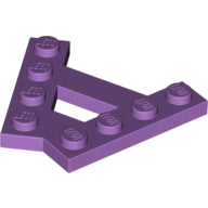 LEGO® los onderdeel Wig Plaat in kleur Medium Lavendel 15706