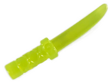 Plaatje in Gallery viewer laden, LEGO® los onderdeel Wapen Doorzichtig Neon Groen 37341b