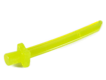 Plaatje in Gallery viewer laden, LEGO® los onderdeel Wapen Doorzichtig Neon Groen 37341c
