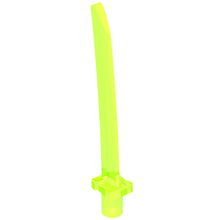 Plaatje in Gallery viewer laden, LEGO® los onderdeel Wapen Doorzichtig Neon Groen 37341c