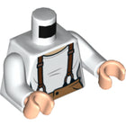 LEGO® los onderdeel Lijf met Motief Wit 973pb3723c01