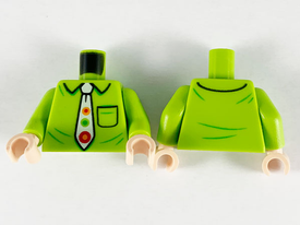 LEGO® los onderdeel Lijf met Motief Limoen 973pb3729c01