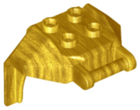 LEGO® los onderdeel Groot figuur in kleur Parel Goud 27167