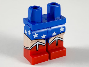 LEGO® los onderdeel Benen met Motief Blauw 970c00pb1037