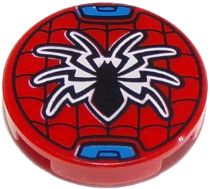 LEGO® los onderdeel Tegel Rond met Motief Rood 14769pb296