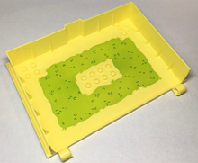 Plaatje in Gallery viewer laden, LEGO® Container met Motief Helder Lichtgeel 65196pb04