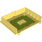 LEGO® Container met Motief Helder Lichtgeel 65196pb04
