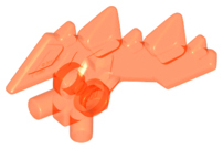 Plaatje in Gallery viewer laden, LEGO® los onderdeel Wapen Doorzichtig Neon Oranje 23861