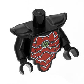 LEGO® los onderdeel Lijf met Motief Zwart 28680pb05c01