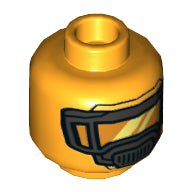 Plaatje in Gallery viewer laden, LEGO® los onderdeel Hoofd Helder Licht Oranje 3626cpb2557