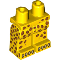 LEGO® los onderdeel Benen met Motief Geel 970c00pb1039