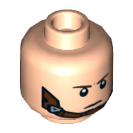 Plaatje in Gallery viewer laden, LEGO® los onderdeel Hoofd in kleur Lichte Noga 3626cpb2558