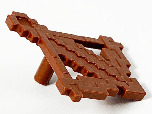 LEGO® los onderdeel Wapen in kleur Roodachtig Bruin 65510
