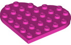 LEGO® los onderdeel Plaat Rond in kleur Donker Roze 46342