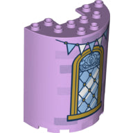 LEGO® los onderdeel Cilinder met Motief Lavendel 87926pb013