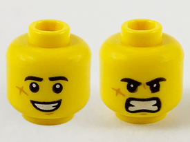 LEGO® los onderdeel Hoofd in kleur Geel 3626cpb2574