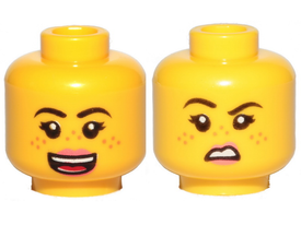 LEGO® los onderdeel Hoofd in kleur Geel 3626cpb2568