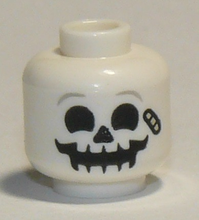 Plaatje in Gallery viewer laden, LEGO® los onderdeel Hoofd in kleur Wit 3626cpb2565