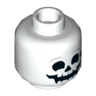Plaatje in Gallery viewer laden, LEGO® los onderdeel Hoofd in kleur Wit 3626cpb2565