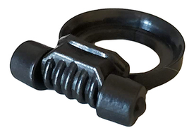 LEGO® los onderdeel Lijf Accessoire Parel Donkergrijs 24135