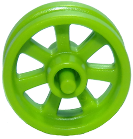 LEGO® los onderdeel Wiel in kleur Limoen 50862
