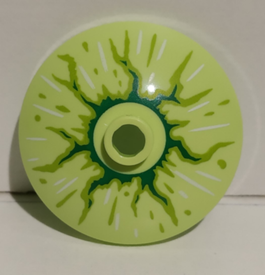 LEGO® Schaal met Motief Geelachtig Groen 43898pb008